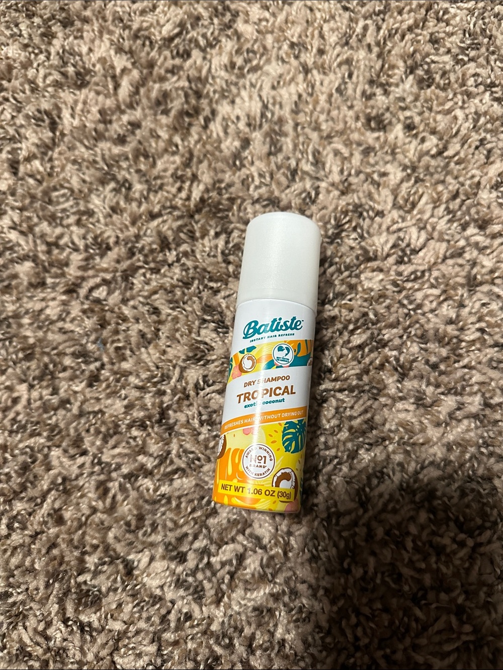 Batiste Tropical Dry Shampoo Spray for Kids - White & Yellow